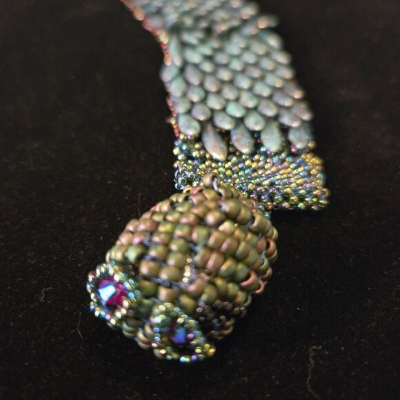 Snake Bracelet Beaded Unique - Picture 9 of 11